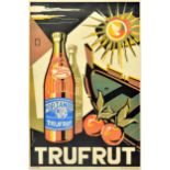 Advertising Poster Trufrut Drink Portanier Malta Emvin Cremona