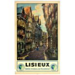 Travel Poster Lisieux Calvados Normandy French Railways