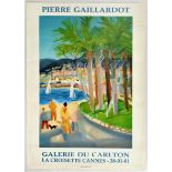 Advertising Poster Pierre Gaillardot La Croisette Cannes