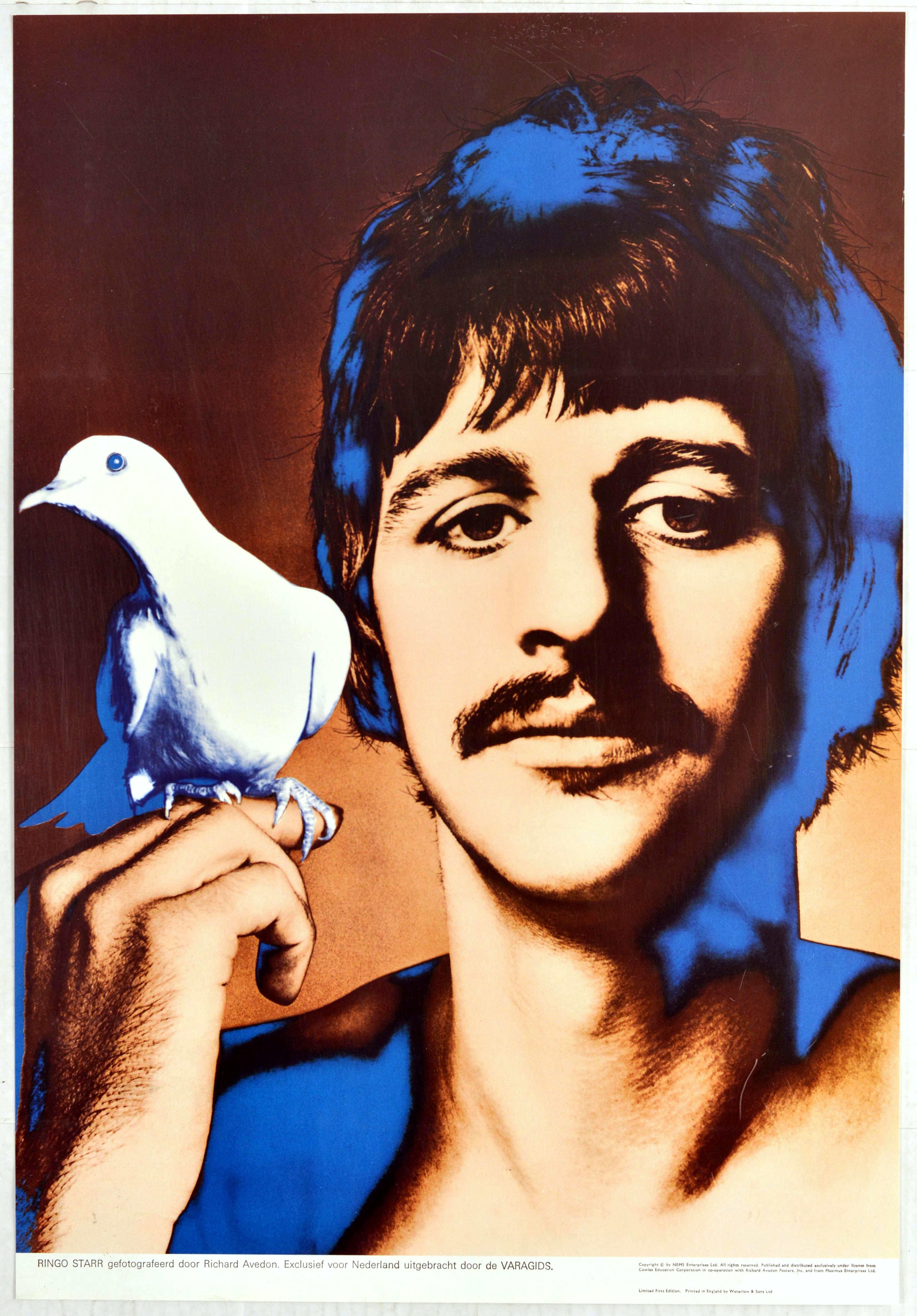 Advertising Poster Beatles Ringo Starr Avedon