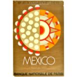 Sport Poster Mexico Olympic Games 1968