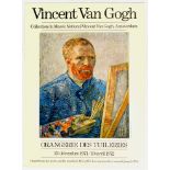 Advertising Poster Vincent Van Gogh Self Portrait Art Exhibition