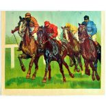 Sport Poster Horse Racing Flat Track