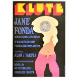 Cinema Poster Klute Jane Fonda Poland