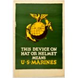 Propaganda Poster United States US Marine Corps