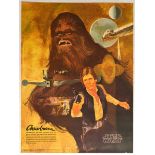 Cinema Poster Star Wars Chewbacca Coca Cola Burger Chef