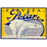 Advertising Poster Polar Beer Cerveza Cuba Havana