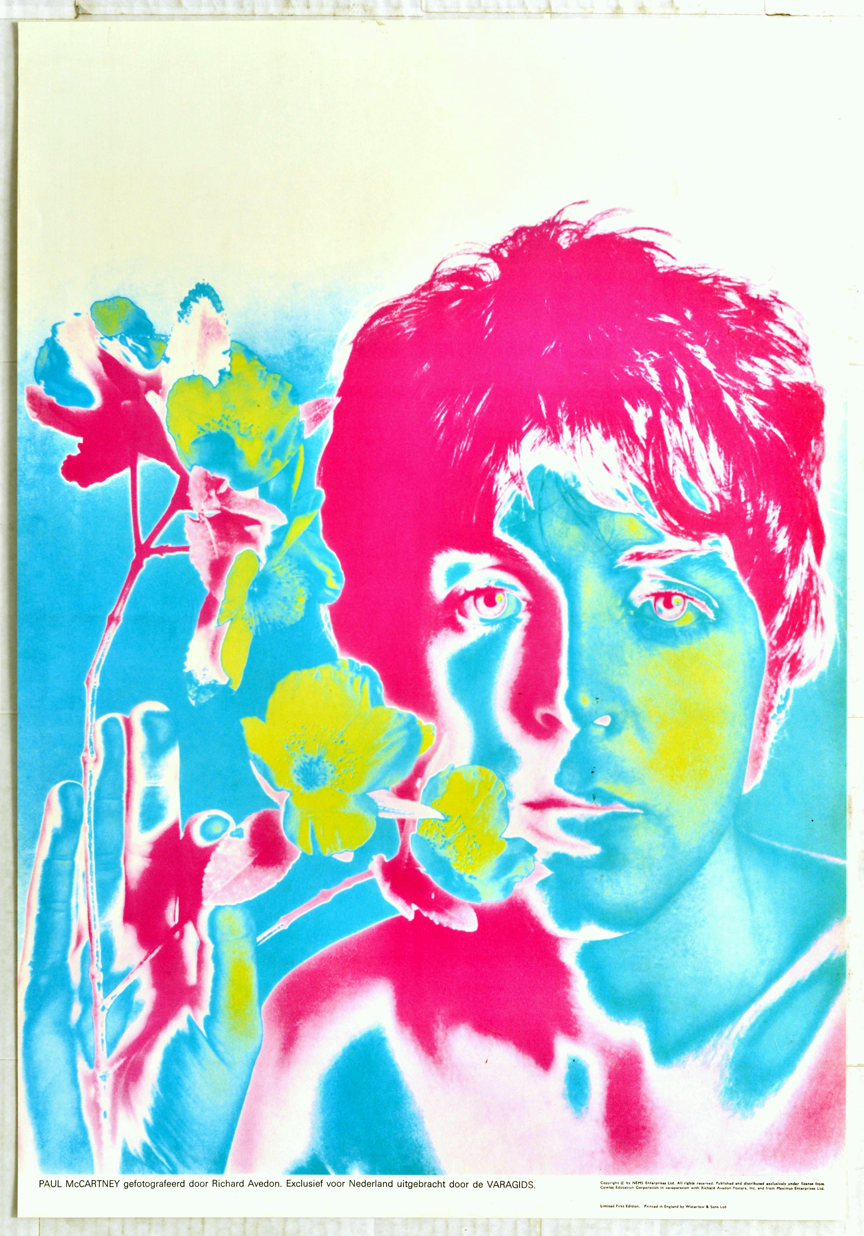 Advertising Poster Beatles Paul McCartney Avedon