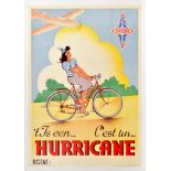 Advertising Poster Hurricane Bicycle