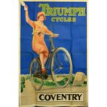 Advertising Poster Triumph Cycles