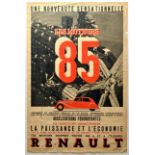 Advertising Poster Renault Nervastella Art Deco