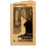 Advertising Poster Olympia Kensington Miracle Trouhanowa Reinhardt Theatre