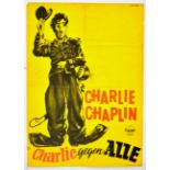 Cinema Poster Charlie Chaplin His New Job