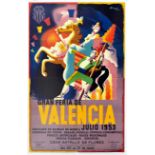 Travel Poster Gran Feria Valencia Spain