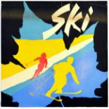 Sport Poster Ski Skiers Canada Robert Wilson