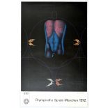 Sport Poster Munich Olympic Games Torso Paul Wunderlich