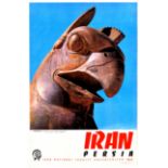 Travel Poster Iran Persia Apadana Persepolis