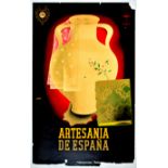 Advertising Poster Artesan Spain Franco Falange