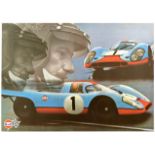 Sport Poster 1971 Gulf Porsche 917 Jo Siffert