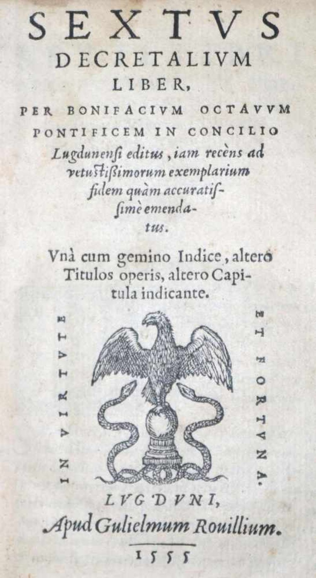 Bonifatius VIII., Papst.