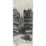 Redelsheimer, Franziska(1873 Nürnberg - Edenkoben/Pfalz 1913). Frankfurt am Main - Blick durch