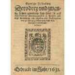 Flugschriften.Sammlung von 21 (tls. unkompl.) Flugschriften zum Dreißigjährigen Krieg, ca. 1618