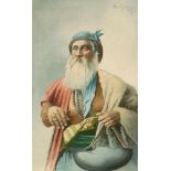 Orientalen.3 Bl. mit Darstellungen von Männern in orientalischer Tracht, wohl Kleinasien u. Nor