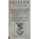 Imbert,J.Institutionum forensium, Galliae pene totius, quae moribus regitur, communiu(m), Libri