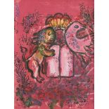 Chagall,M.Sammlung von 6 Monographien. Aus den Jahren 1962-1975. Mit +7 Orig.-Farblithographien