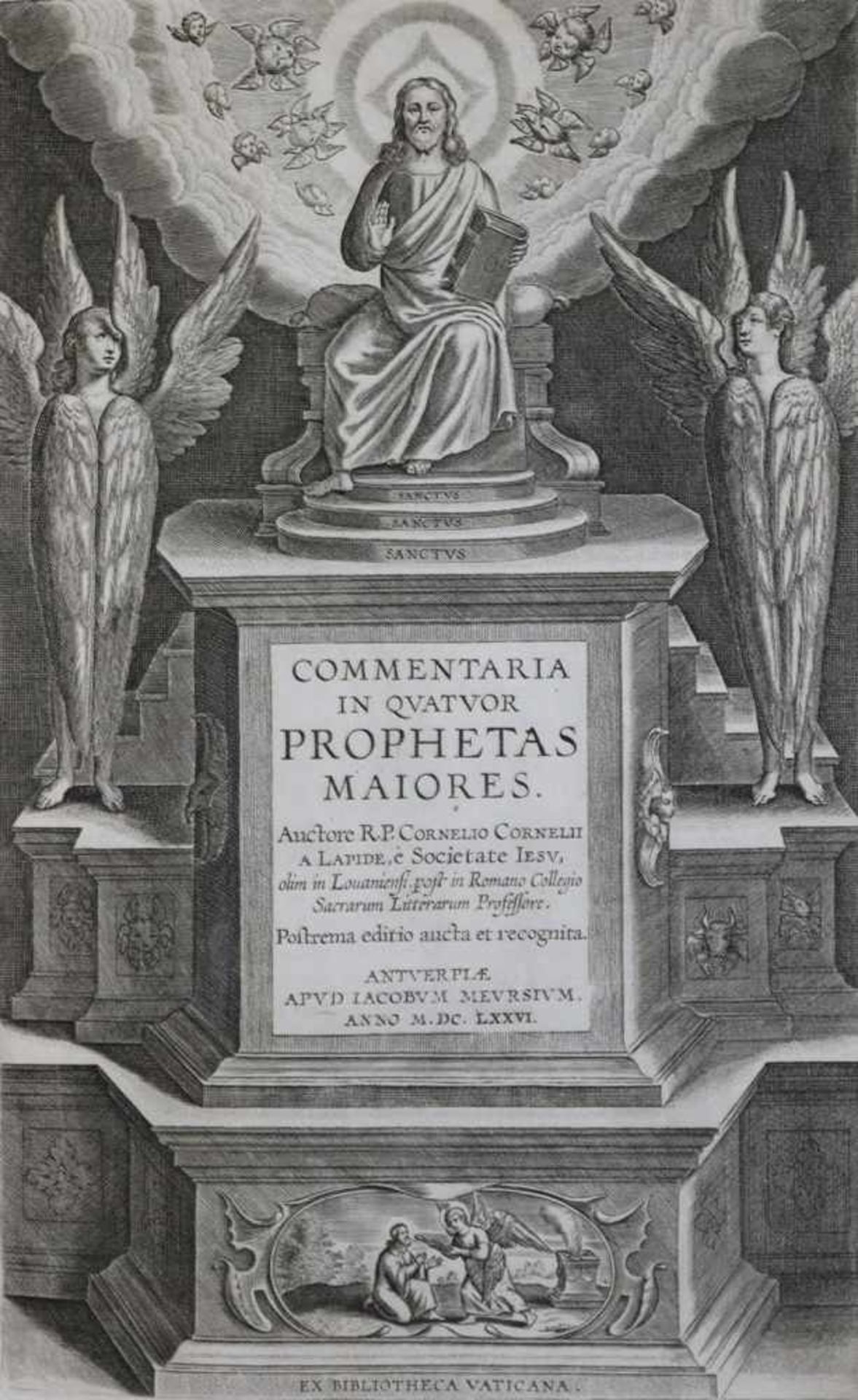 (Lapide,C. (d.i. C.van den Steen).Commentaria in quatuor prophetas maiores. Postrema ed. 2 Tle.