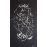 Braque, Georges(1882 Argenteuil - Paris 1963). 2 Lithographien aus 'Derrière le Miroir. Sur qua