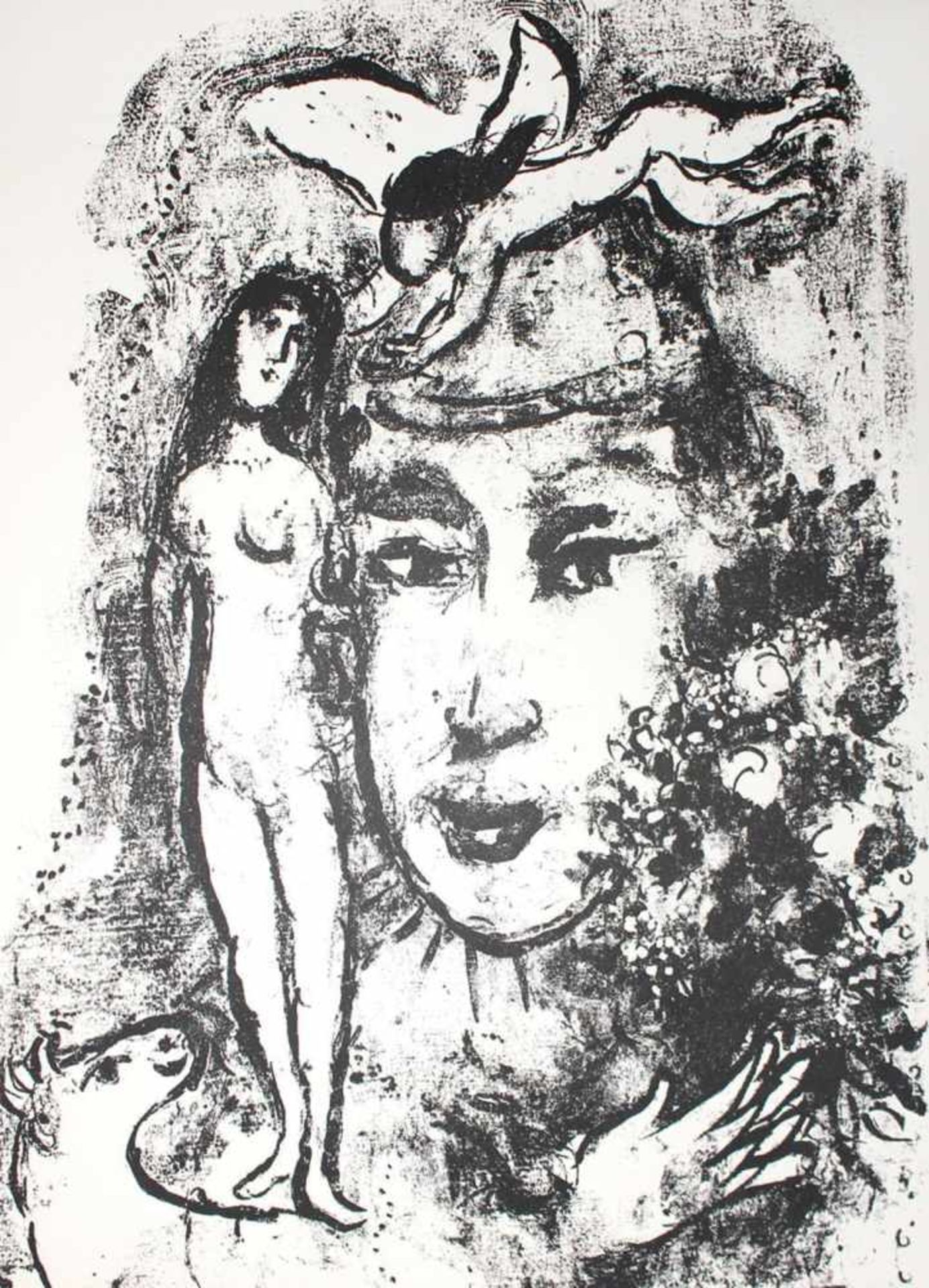 Chagall, Marc(1887 Witebsk - Saint-Paul-de-Vence 1985). Bucht der Engel. - Der weiße Clown. 2 ( - Bild 3 aus 3