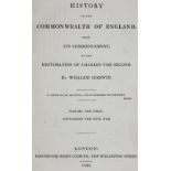 Godwin,W.History of the Commonwealth of England. From its Commencement, to the Restoration of C