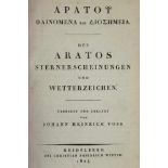 Voss,J.H. (Übers.).Aratoy... (griechisch). Des Aratos Sternerscheinungen und Wetterzeichen. Hdb