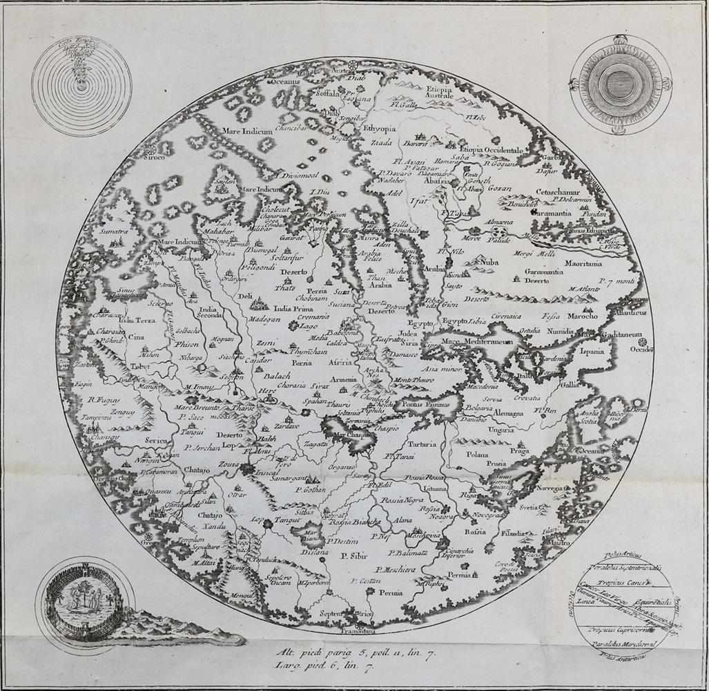 Zurla,P. &nbsp;Sulle antiche mappe idro-geografiche lavorate in Venezia. Venedig, Picotti 1818