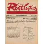 Revolution.Zweiwochenschrift. Hrsg. Hans Leybold u. Franz Jung. Hefte 2-5 (statt 5). Mchn., Hei