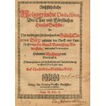 Moritz, Herzog von Sachsen.Ausführliche wolgegründte Deduction des Chur und Fürstlichen Hauses