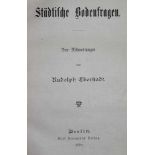 Eberstadt,R.Städtische Bodenfragen. Vier Abhandlungen. Bln., Heymann 1894. Gr.8°. 127 S. Hln. d