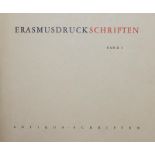 Erasmusdruck-Schriften.Bd. 1: Antiqua-Schriften. Bln. (um 1938). 4°. Unpag. Olwd. im Pp.-Schube