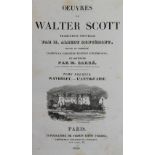 Scott,W.Oeuvres. Trad. nouvelle par A. Montemont. 14 Bde. Paris, Firmin Didot 1840. Mit 1 gest.