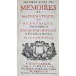 Memoires de l'Academie Royale des Sciences.Premiere suite des memoires...Tires des registres de