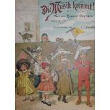 Hertwig,R.Die Musik kommt! Text v. Robert Hertwig. Illustr. v. E.F.Manning. O.O., Vlg. u. J. (u