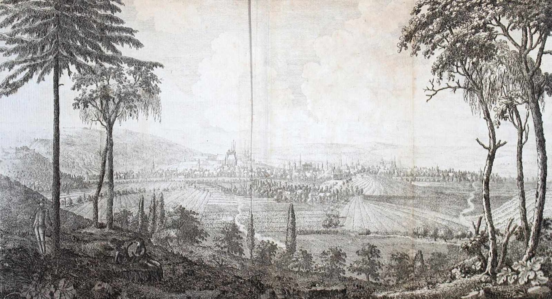 Dominikus, M. J.Erfurt und das Erfurtische Gebiet. 1. Tl. (von 2). Gotha 1793. 1 mehrf. gefalt