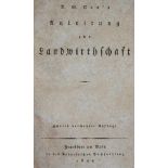 Nau,B.S.Anleitung zur Landwirtschaft. 2. verm. Aufl. Ffm., Andreä 1804. VIII S., 1 Bl., 360 S.,