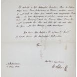 Löhe, Wilhelm,evangelisch-luther. Theologe u. Schriftsteller (1808-1872). Eh. Brief mit Untersc