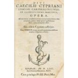 Cyprianus.Opera, ad ueritatem uetustissimorum exemplarium summa fide emendata, addito etiam qui