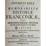 Krauß,J.W.Antiquitates et memorabilia historiae Franconicae, darinnen insonderheit der Ursprung