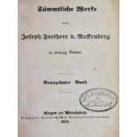 Auffenberg,J.v.Sämmtliche Werke. 20 Bde. u. 1 (von 2) Suppl. in 21 Bdn. Siegen u. Wiesbaden, Fr