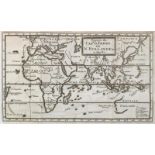 Dampier.Voyage du Cape. Dampier, a la N.Hollande etc. en 1699 etc. Kupferstichkarte aus Dampier