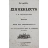 (Ungewitter,G.G.).Vorlegeblätter für Zimmerleute, mit erläuterndem Texte. Bln., Schenk &amp; Ge